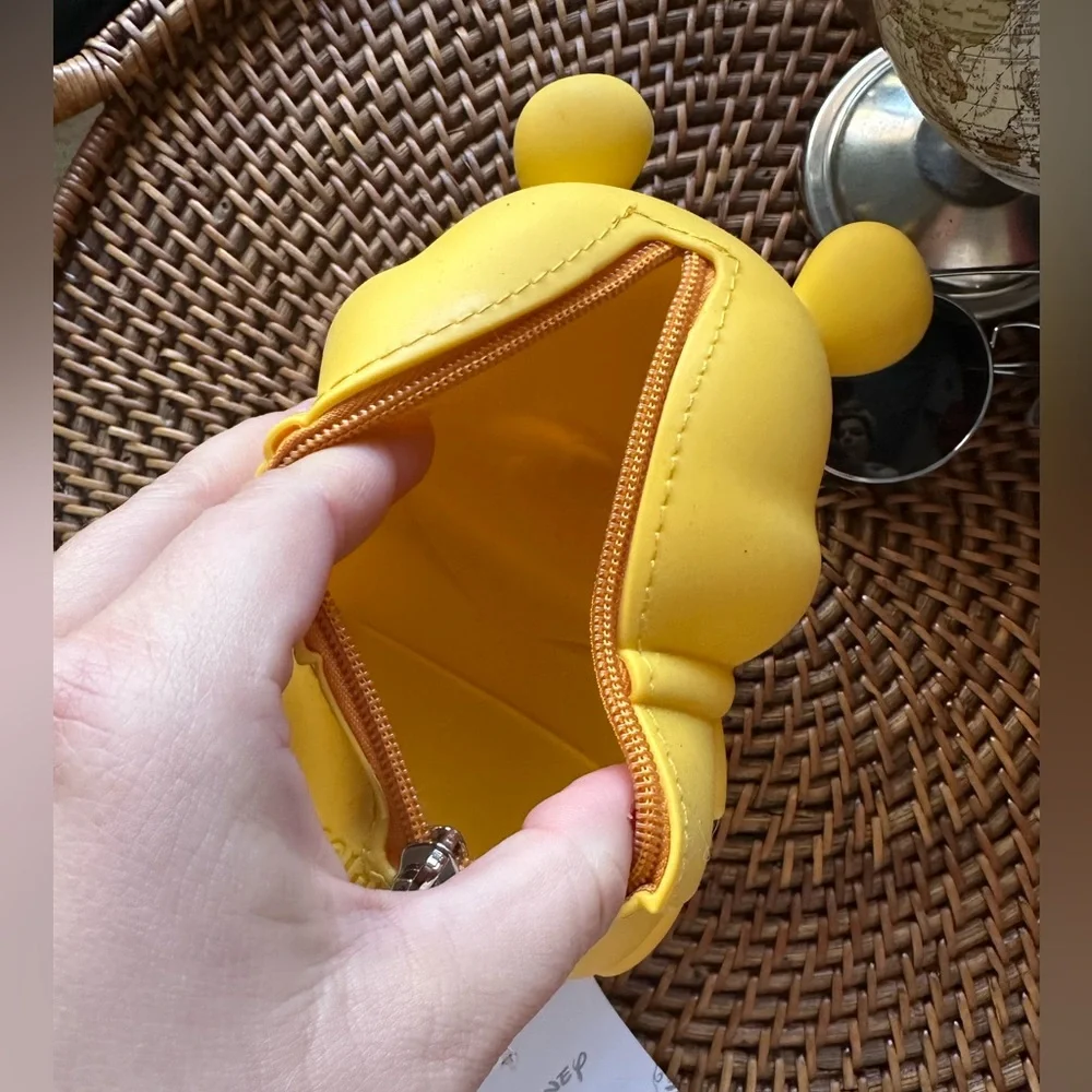Loungefly Disney Winnie The Pooh Silicone Zip Pouch New with Tags